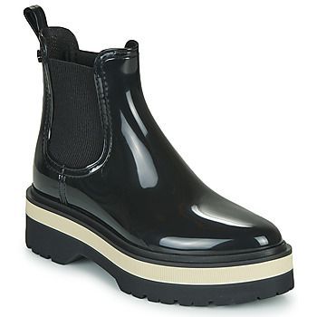 NETTY  women's Wellington Boots in Black. Sizes available:3.5