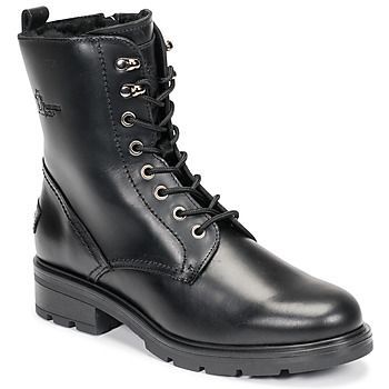 LILIAN  women's Mid Boots in Black. Sizes available:6.5