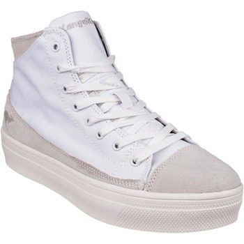 22169 K Mid Plateau  women's Shoes (High-top Trainers) in White