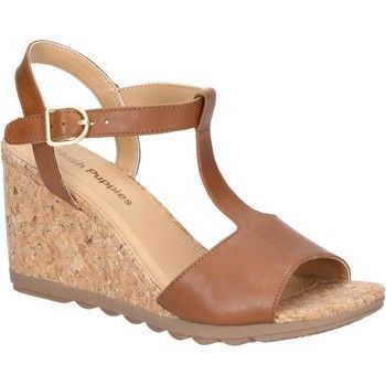 HW06537-236-3 Pekingese Tstrap  women's Sandals in Brown. Sizes available:8