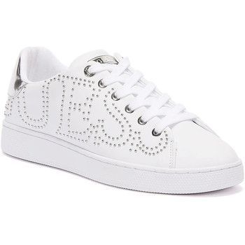 Razz Womens White Trainers  women's Shoes (Trainers) in White
