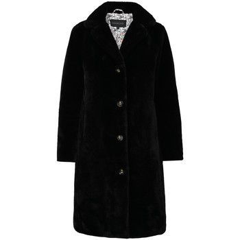 CYBER  women's Coat in Black