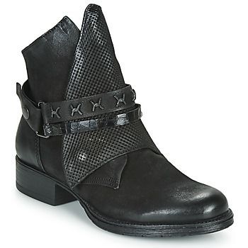 HAMON  women's Mid Boots in Black