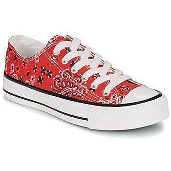 HAPPY  women's Shoes (Trainers) in Red