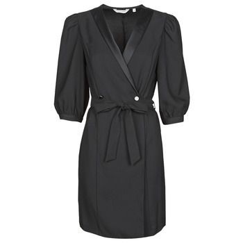 KINGSA R1  women's Dress in Black. Sizes available:UK 10,UK 12
