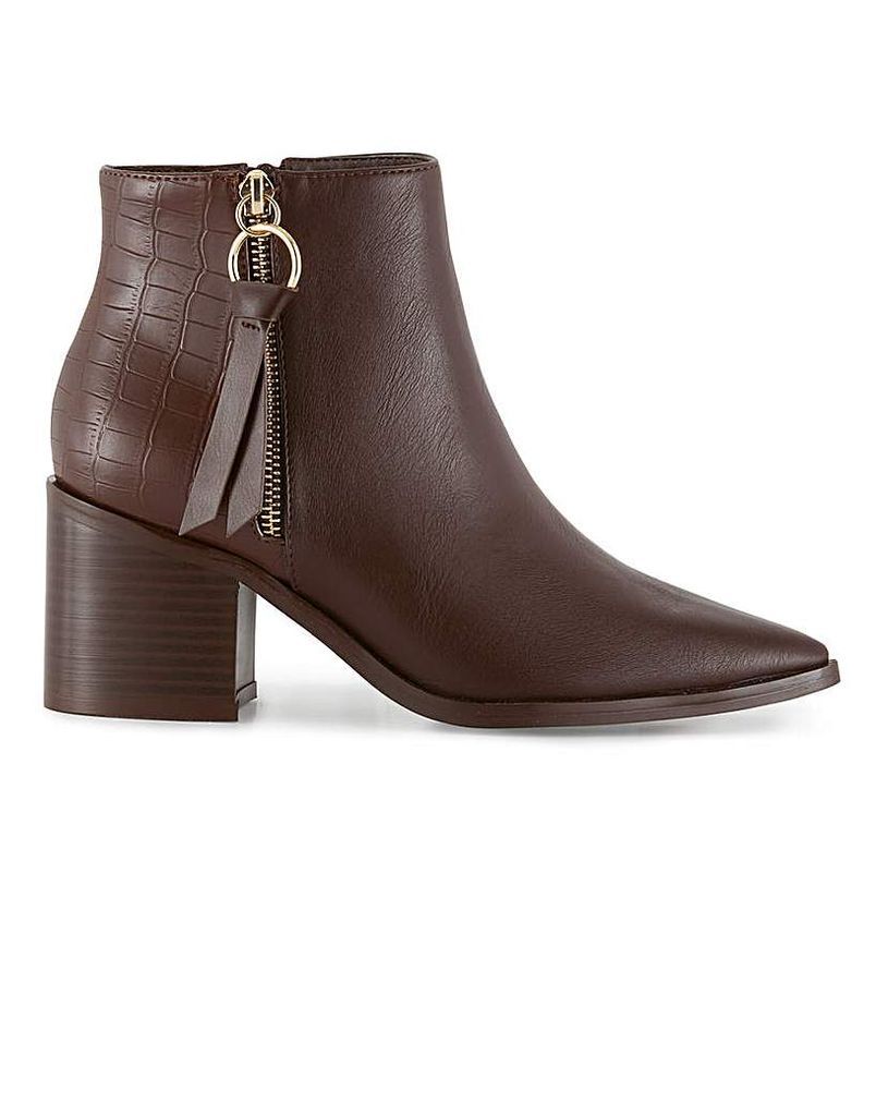 Rosalie Heeled Boots Wide Fit