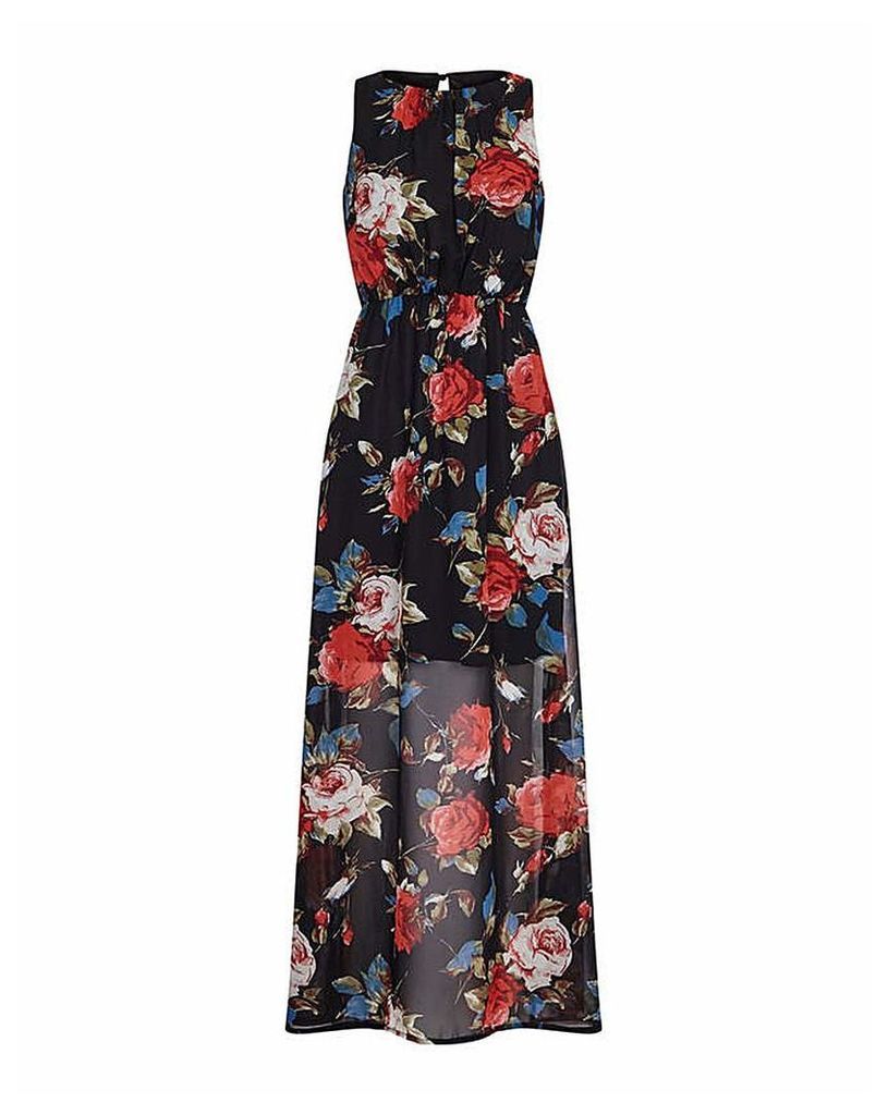 Mela London Curve Floral Maxi Dress