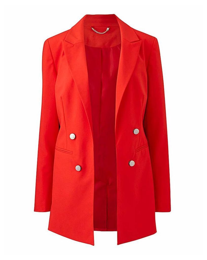 Mix and Match Red Edge to Edge Blazer