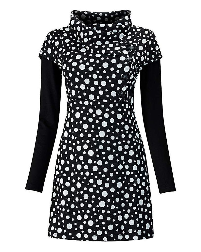 Black Polka Dot Tunic