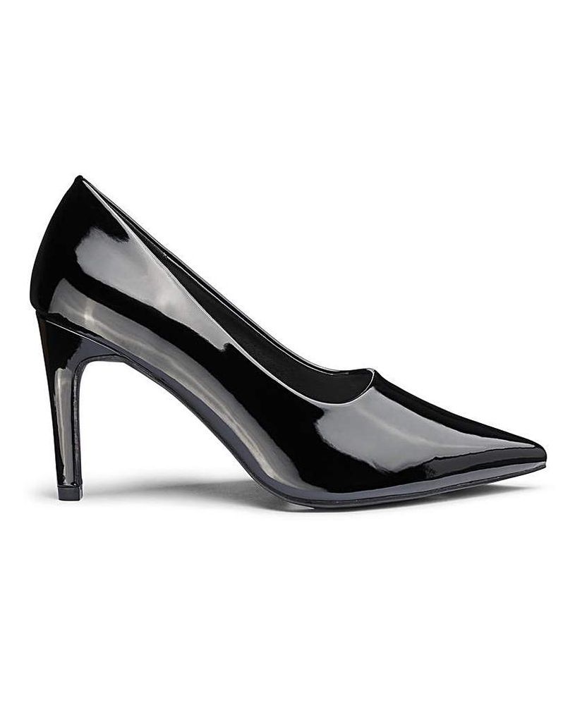 Joy High Vamp Court Shoe Extra Wide Fit