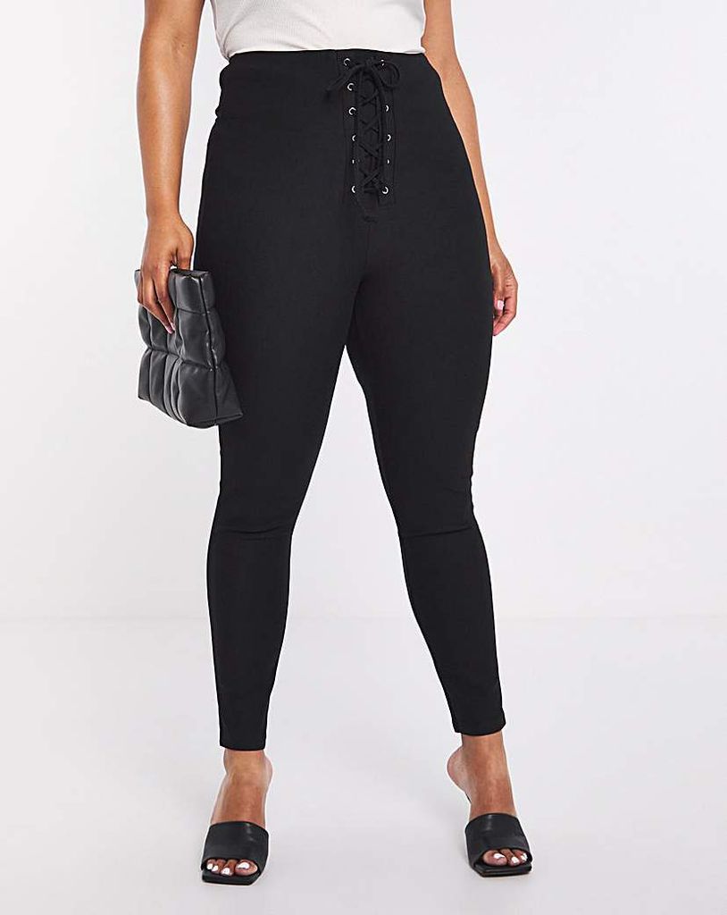 Booty Sculpting Legging with Lace Detail