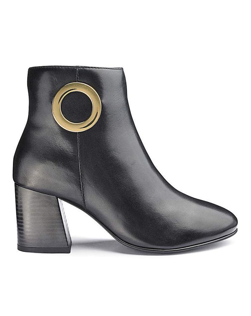 Premium Leather Ankle Boots EEE Fit