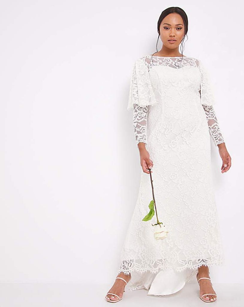 Lace Bridal Maxi Dress