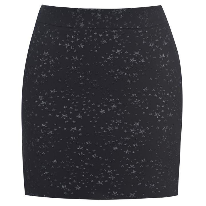 Sleaford Star Jaquard Skirt - Black