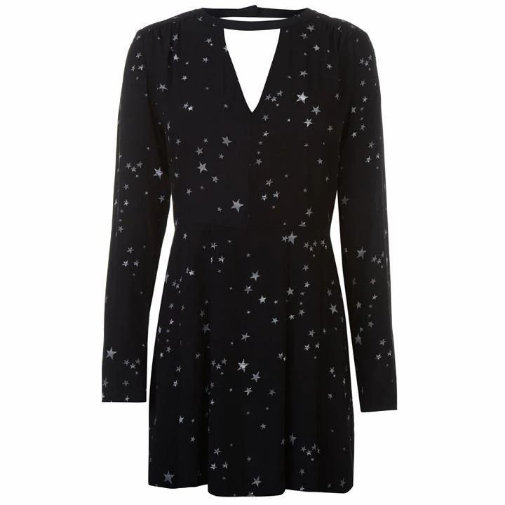 Blackseal Woven Dress - Star Print