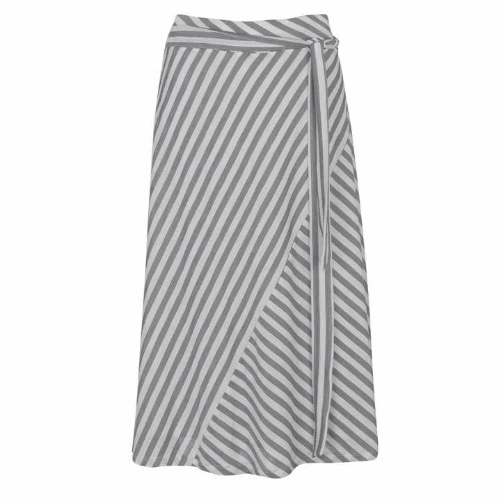 Asymmetrical Tie Skirt - IVORY
