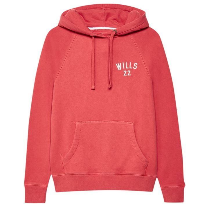 Redhill Pop Over Hoodie - Red