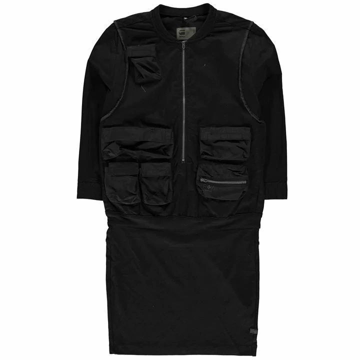 Army Vick Dress - black
