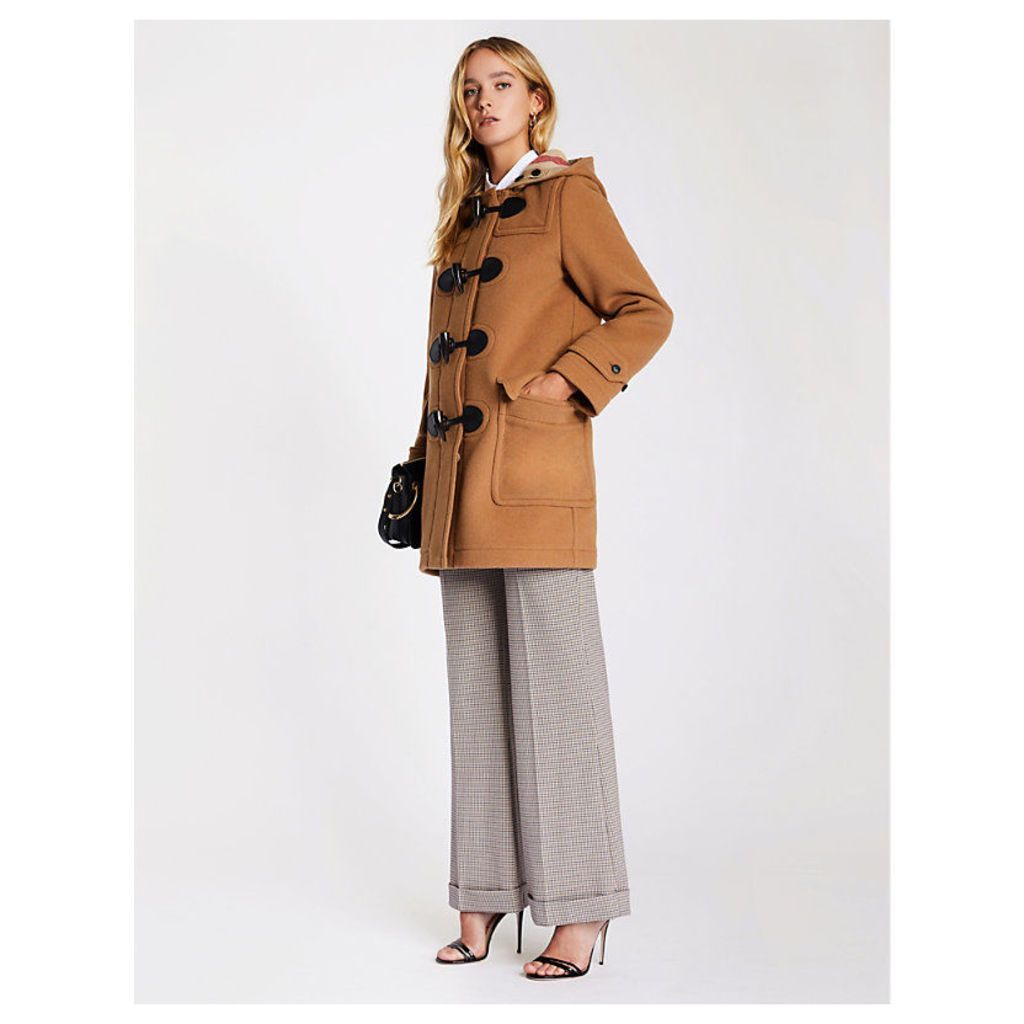 Burberry Women's Brown Mersey Wool-Blend Duffle Coat