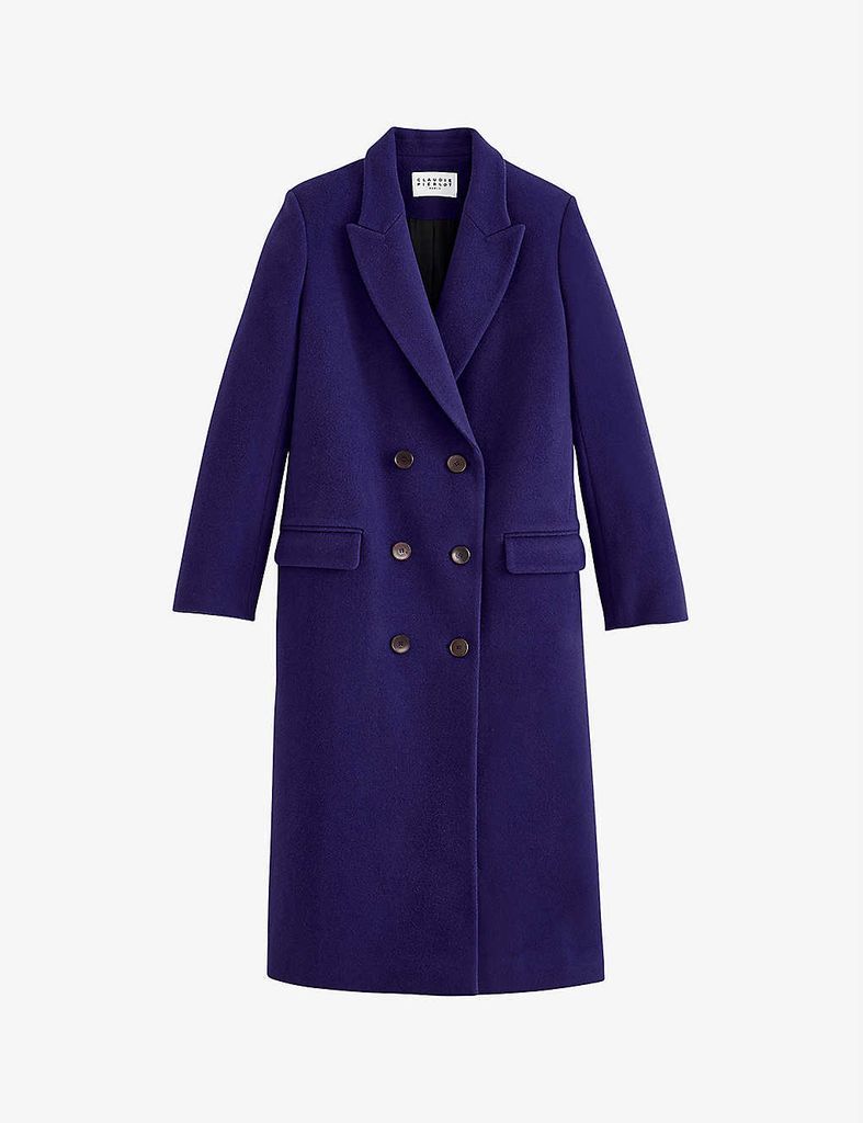 Gantiane wool and cashmere-blend coat