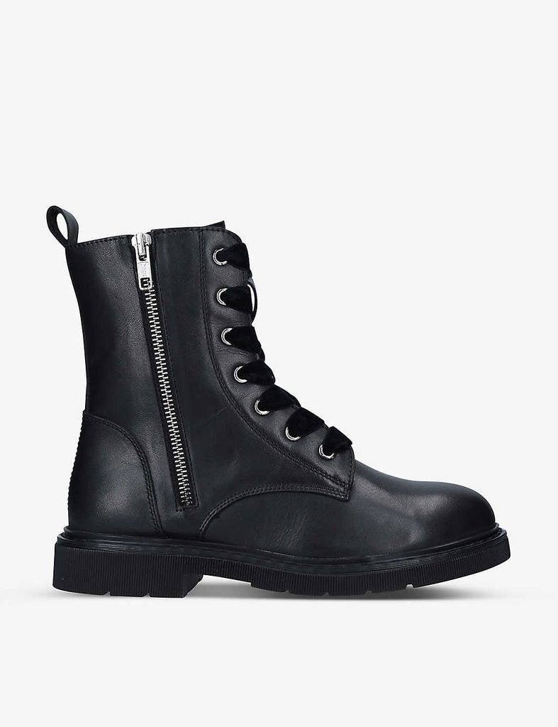 Strategy 2 leather ankle boots