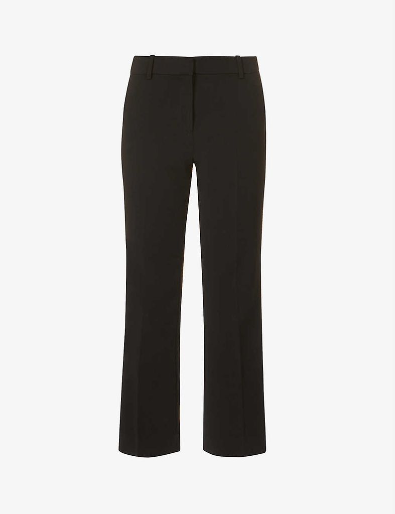 Sarabi flared mid-rise stretch-woven trousers