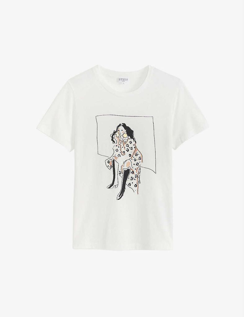 Tapia graphic-print cotton T-shirt