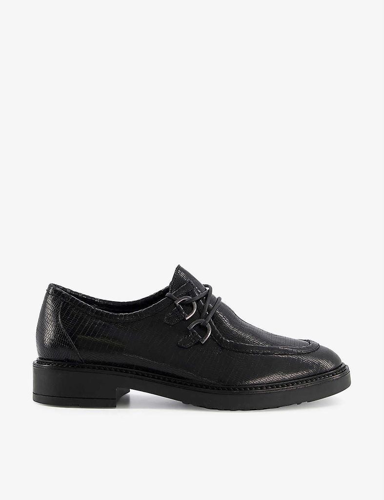 Flints chunky-sole lace-up leather shoes