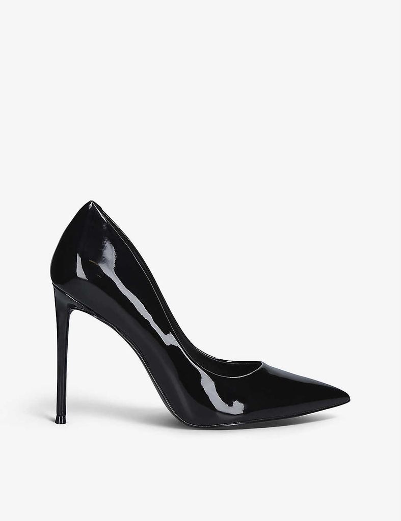 Vala pointed-toe patent court heels