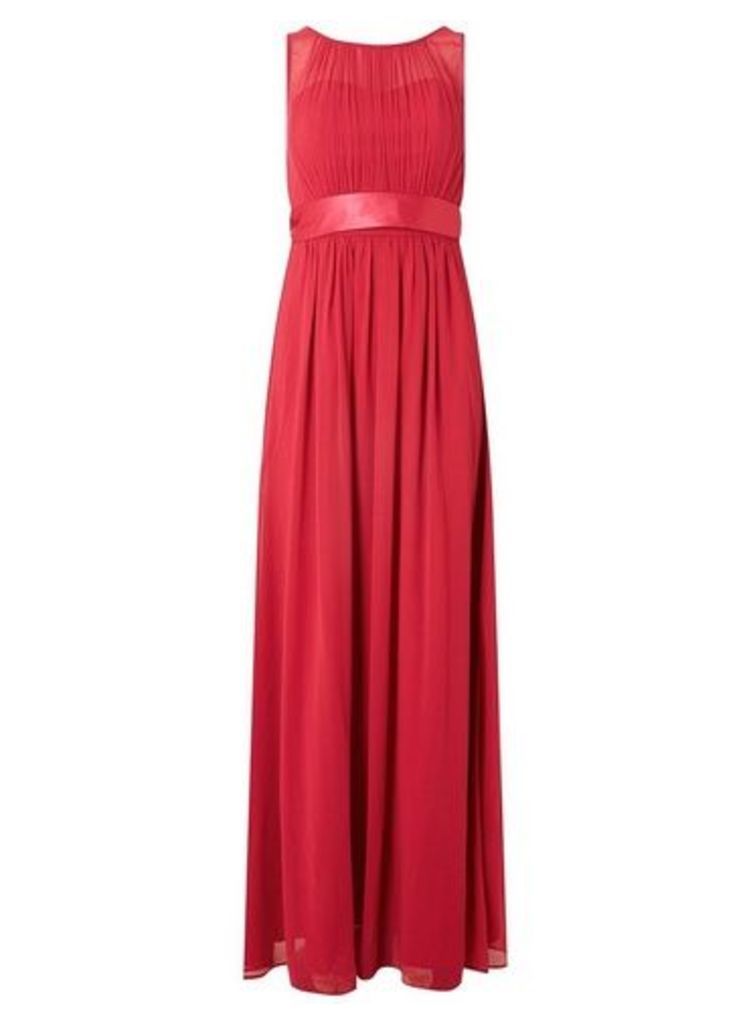 Womens **Showcase Cranberry 'Natalie' Maxi Dress- Red, Red