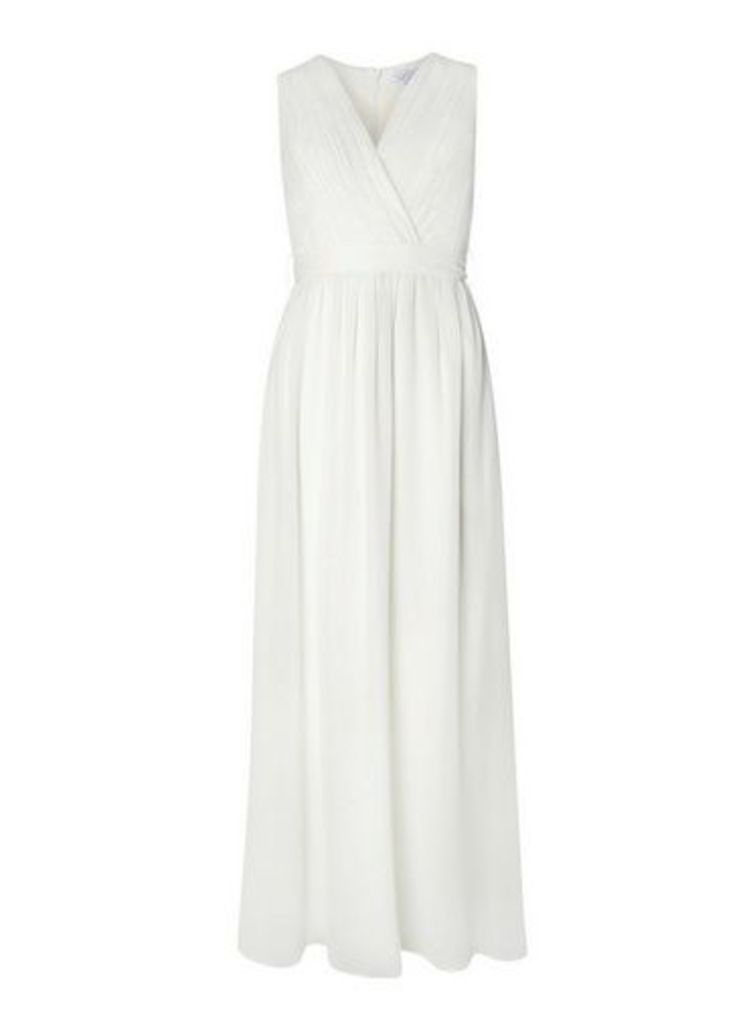 Womens **Bridal Juliet Maxi Dress- White, White