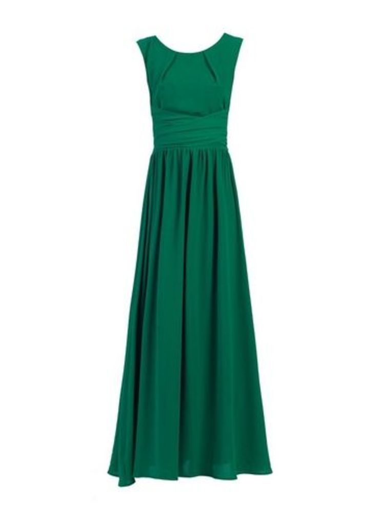 Womens Jolie Moi Green Maxi Dress, Green