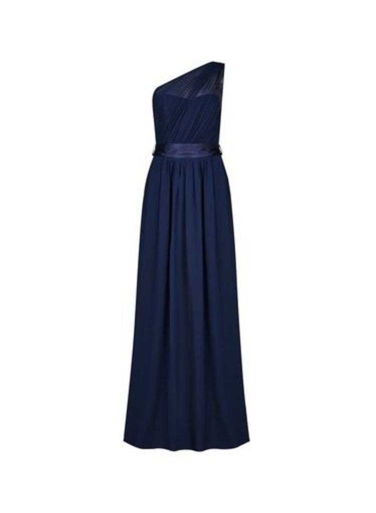 Womens Showcase Tall Navy Sadie Maxi Dress - Blue, Blue