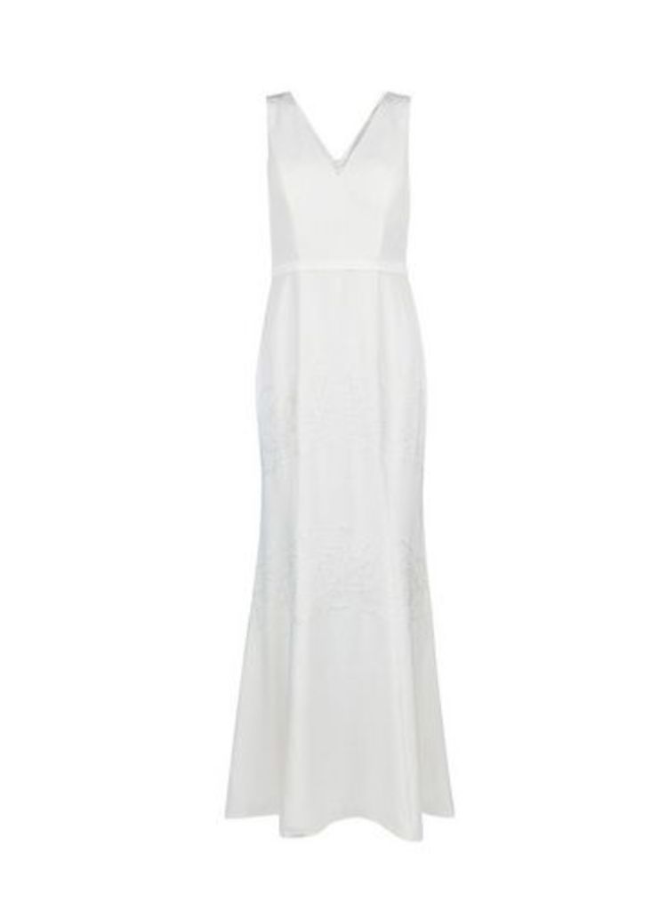 Womens Showcase Ivory 'Larissa' Bridal Maxi Dress - White, White