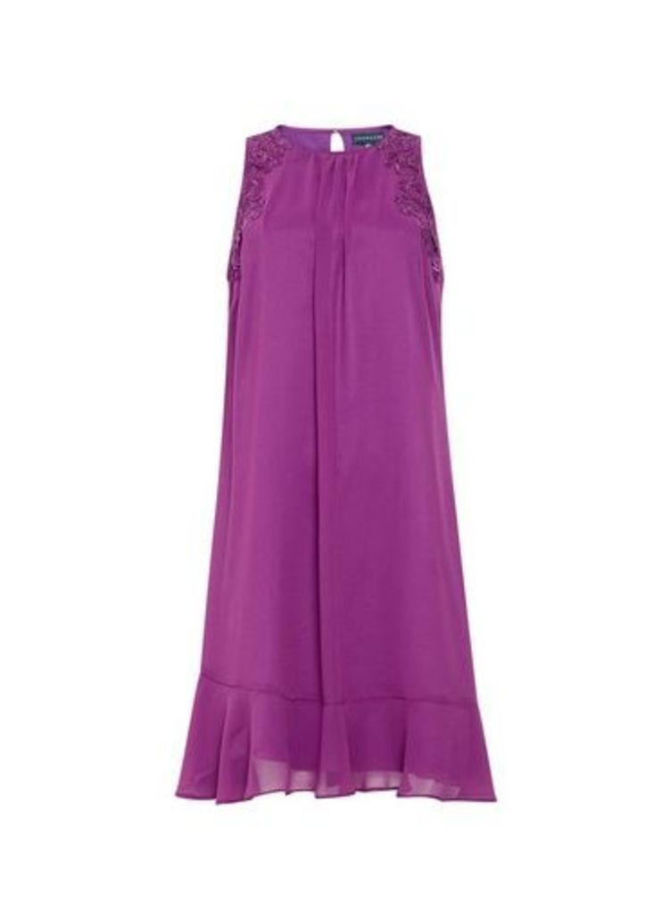 Womens **Showcase Purple 'Brittany' Trapeze Dress, Purple