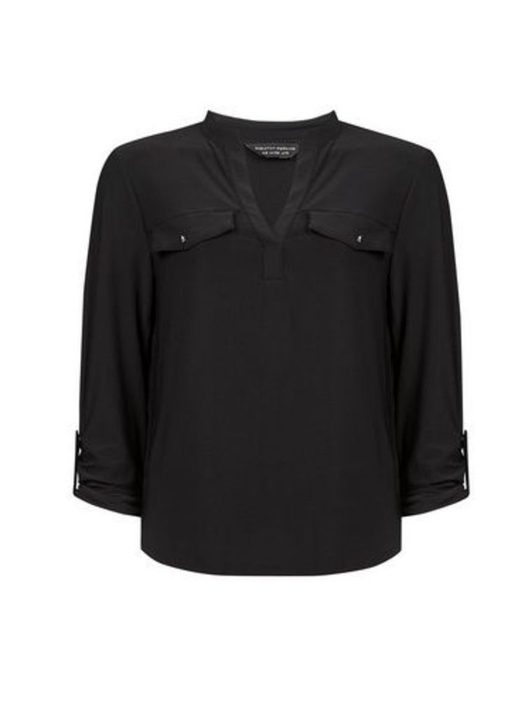 Womens Black Jersey Shirt, Black