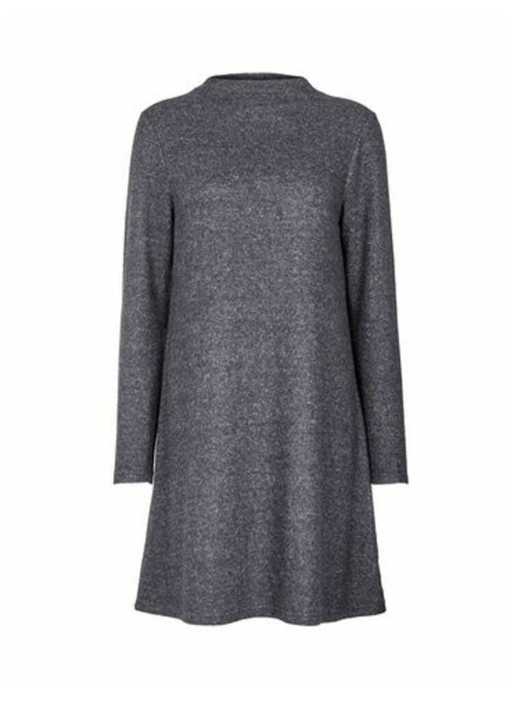 Womens Only Charcoal Swing Dress - Grey, Grey