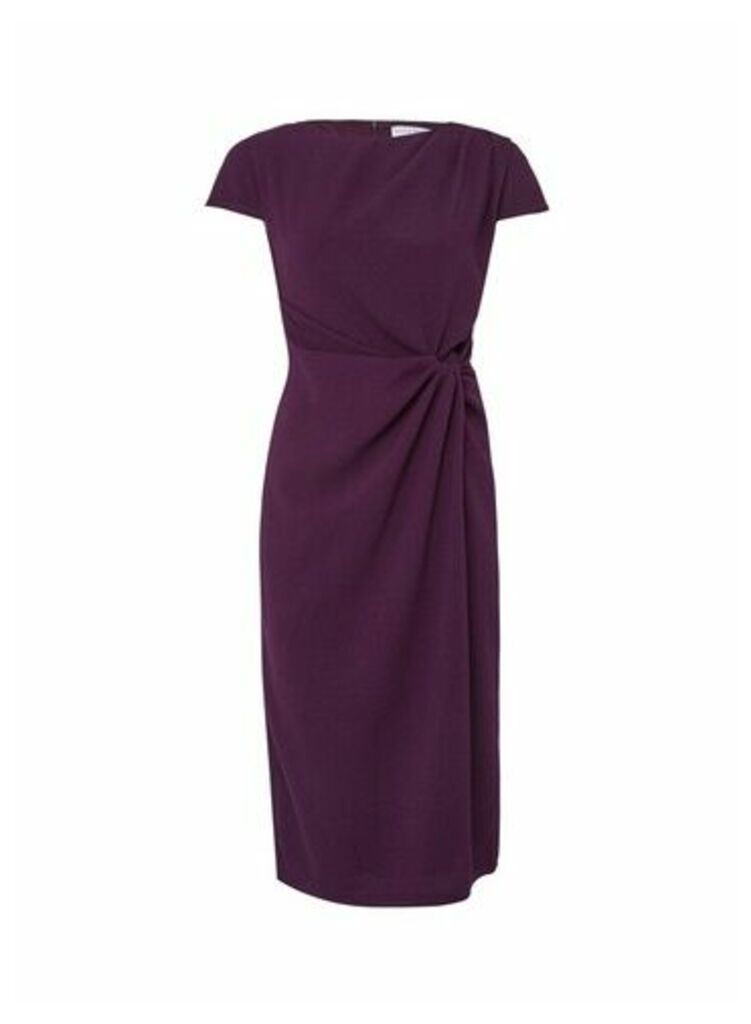 Womens Lily & Franc Purple Twist Dress, Purple