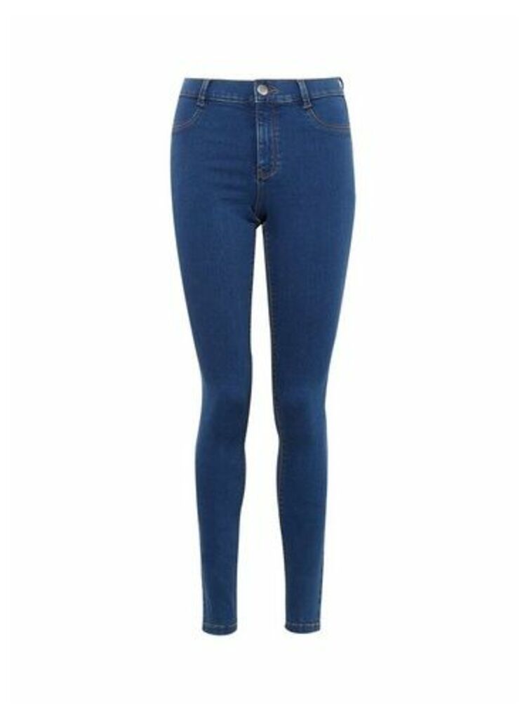 Womens Dp Tall Midwash Blue 'Frankie' Denim Jeans, Blue