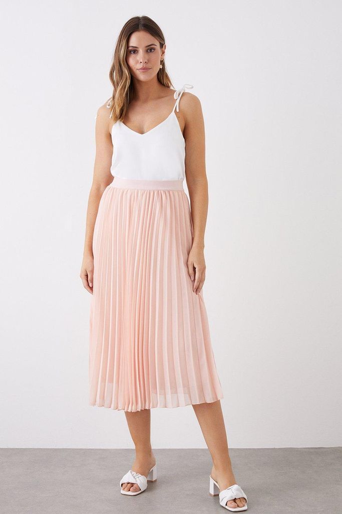 Womens Chiffon Pleated Skirt