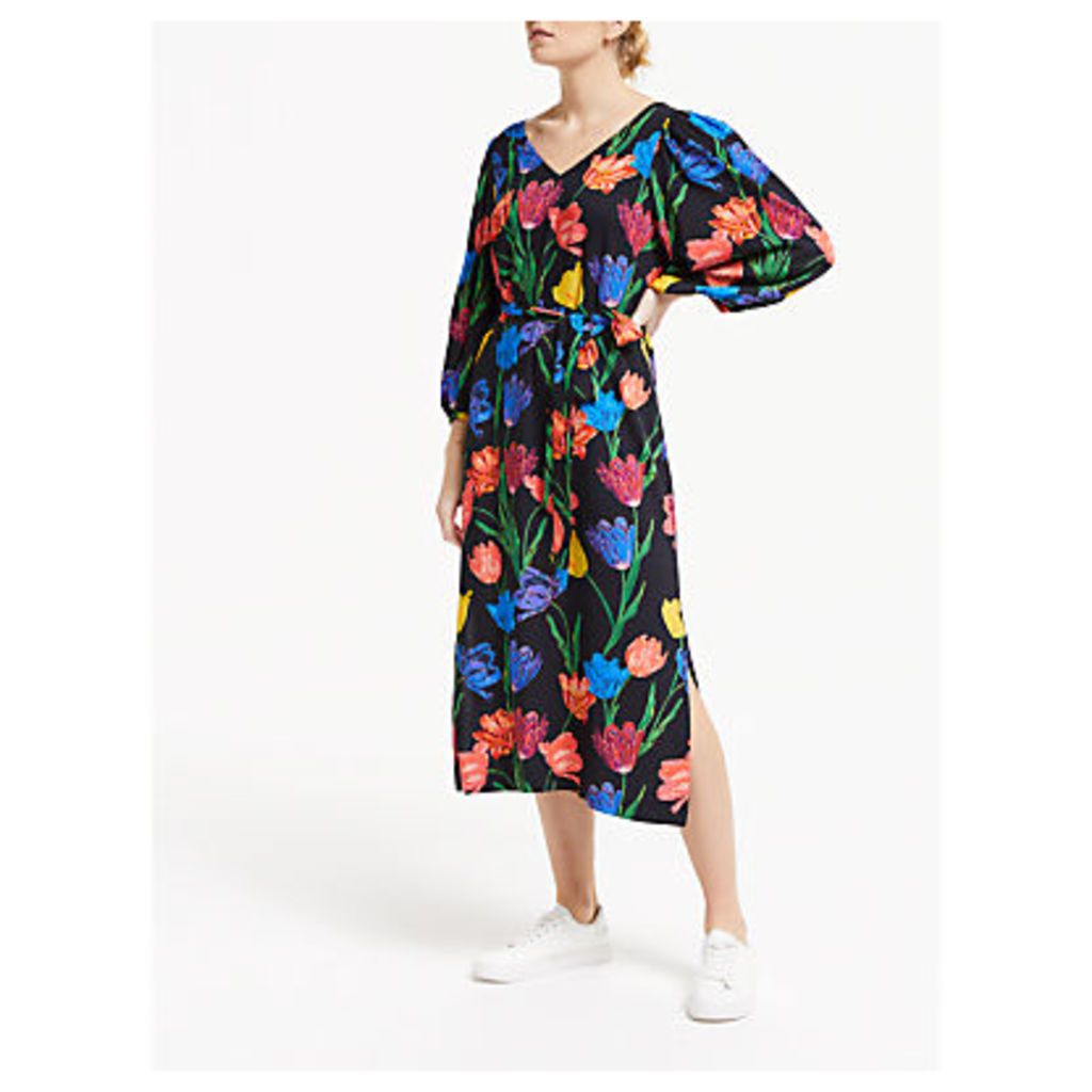 Finery Miria Floral Side Slit Maxi Dress, Multi