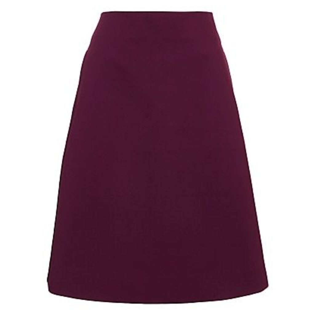 Winser London Miracle A-Line Skirt, Rich Berry