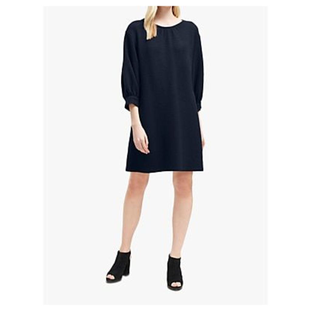 French Connection Abelena Jersey Cropped Sleeve Dress, Utility Blue