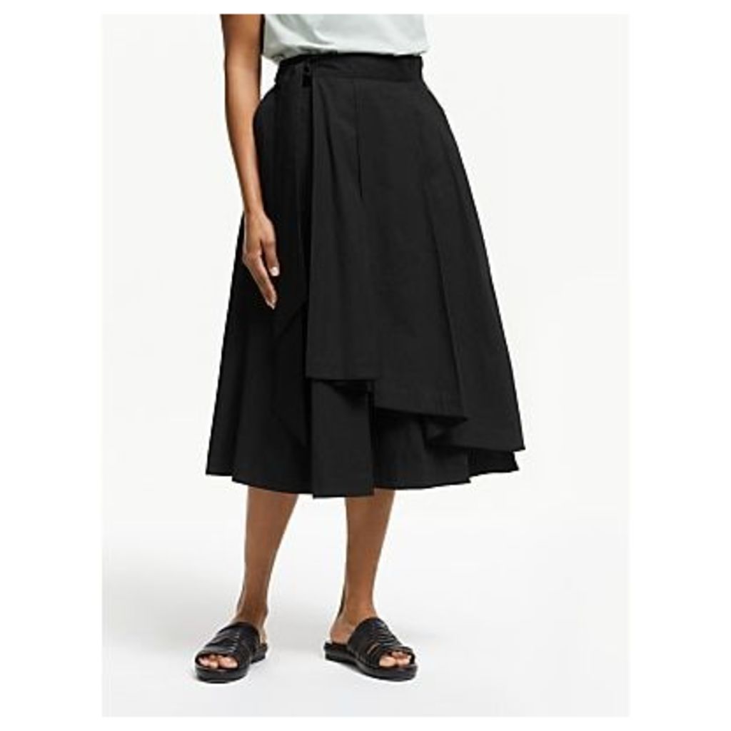 Kin Staggered Skirt, Black