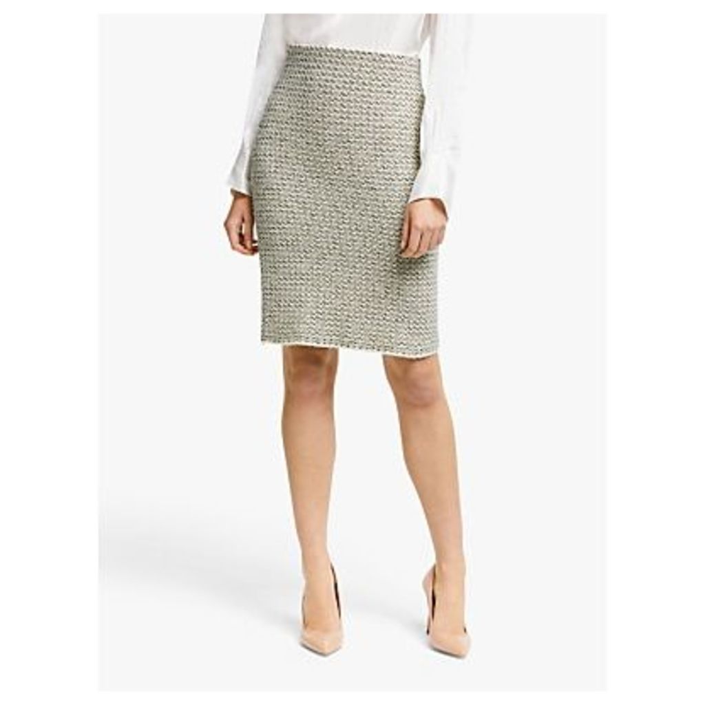 Winser London Cotton Tweed Pencil Skirt