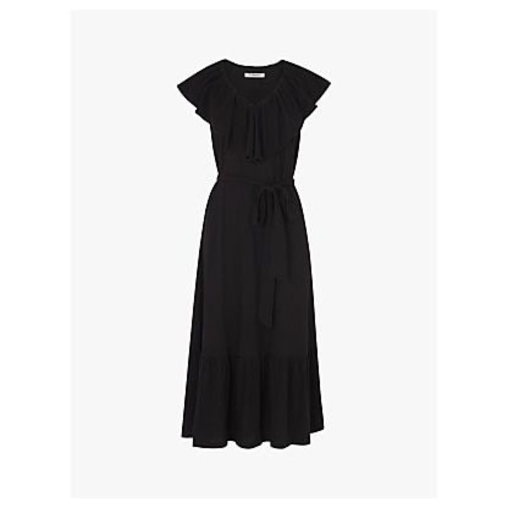 L.K.Bennett Margret Cotton Linen Dress, Black