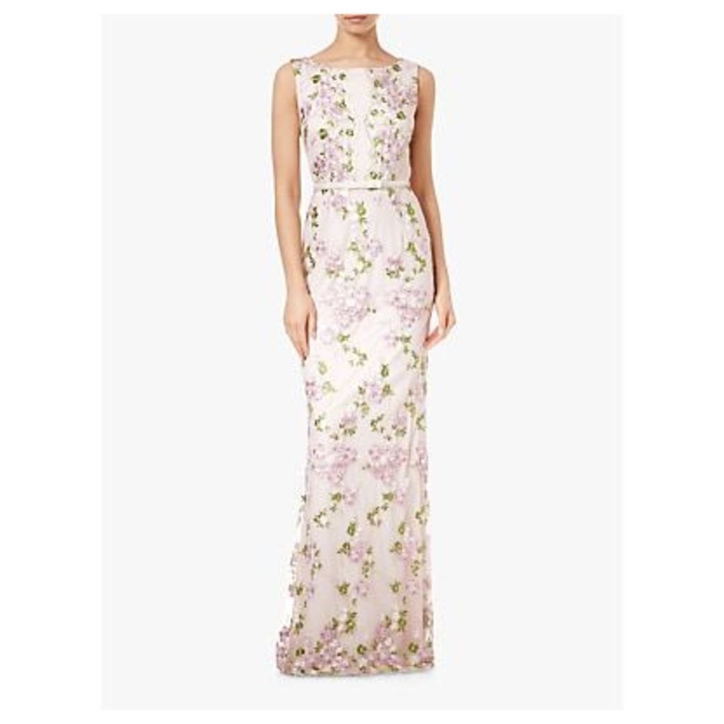 Adrianna Papell Embroidered Dress, Blush