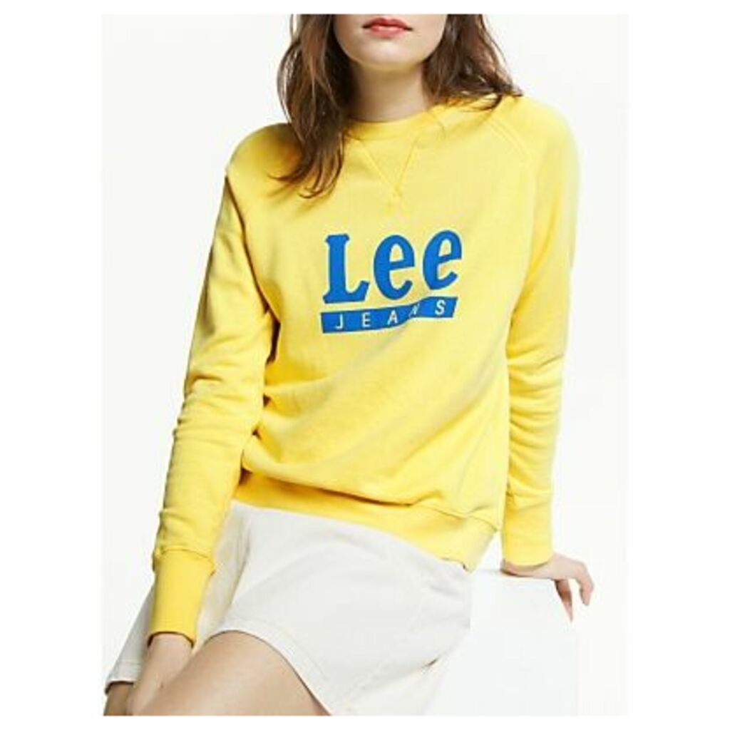 Lee Logo Sweatshirt, Yellow Sign