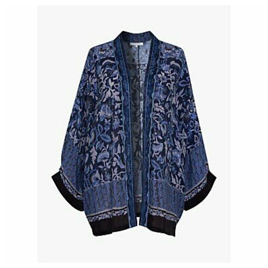 Gerard Darel Andrea Floral Kimono Jacket, Blue