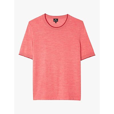PS Paul Smith Short Sleeve Jumper, Coral